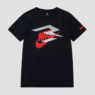 Nike 3BRAND by Russell Wilson Big Boys Crew Neck Short Sleeve Graphic T-Shirt