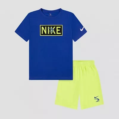 Nike 3BRAND by Russell Wilson Big Boys 2-pc. Short Set