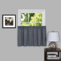 Sydney Plaid 2-pc. Rod Pocket Window Tiers