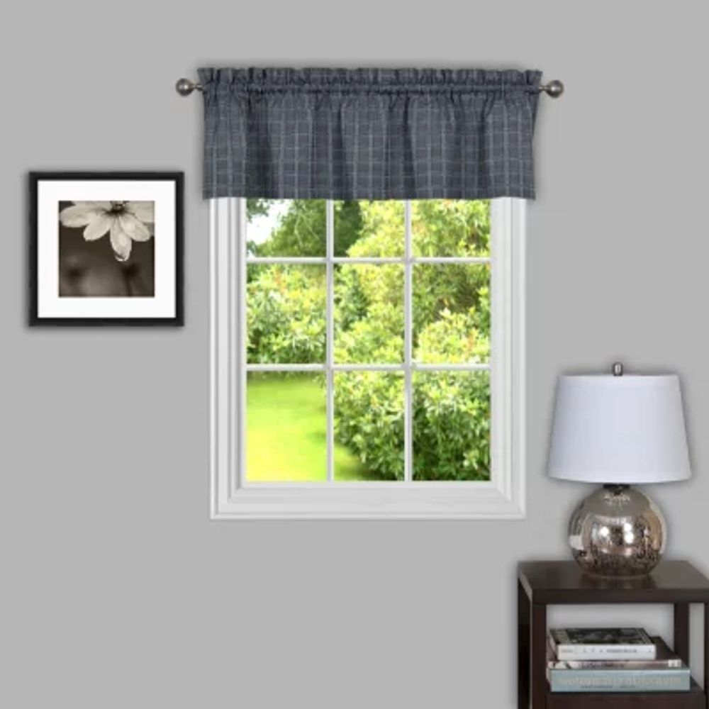 Sydney Plaid Rod Pocket Valance