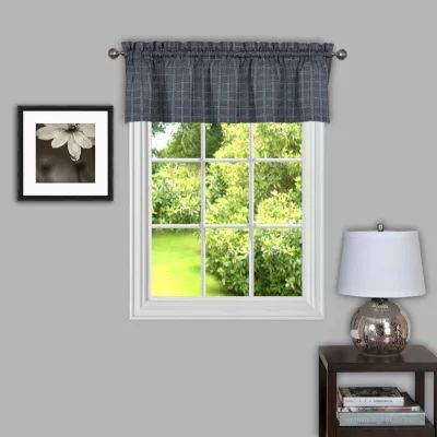 Sydney Plaid Rod Pocket Valances