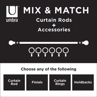 Umbra Mix & Match Ring 2-pc. Finials