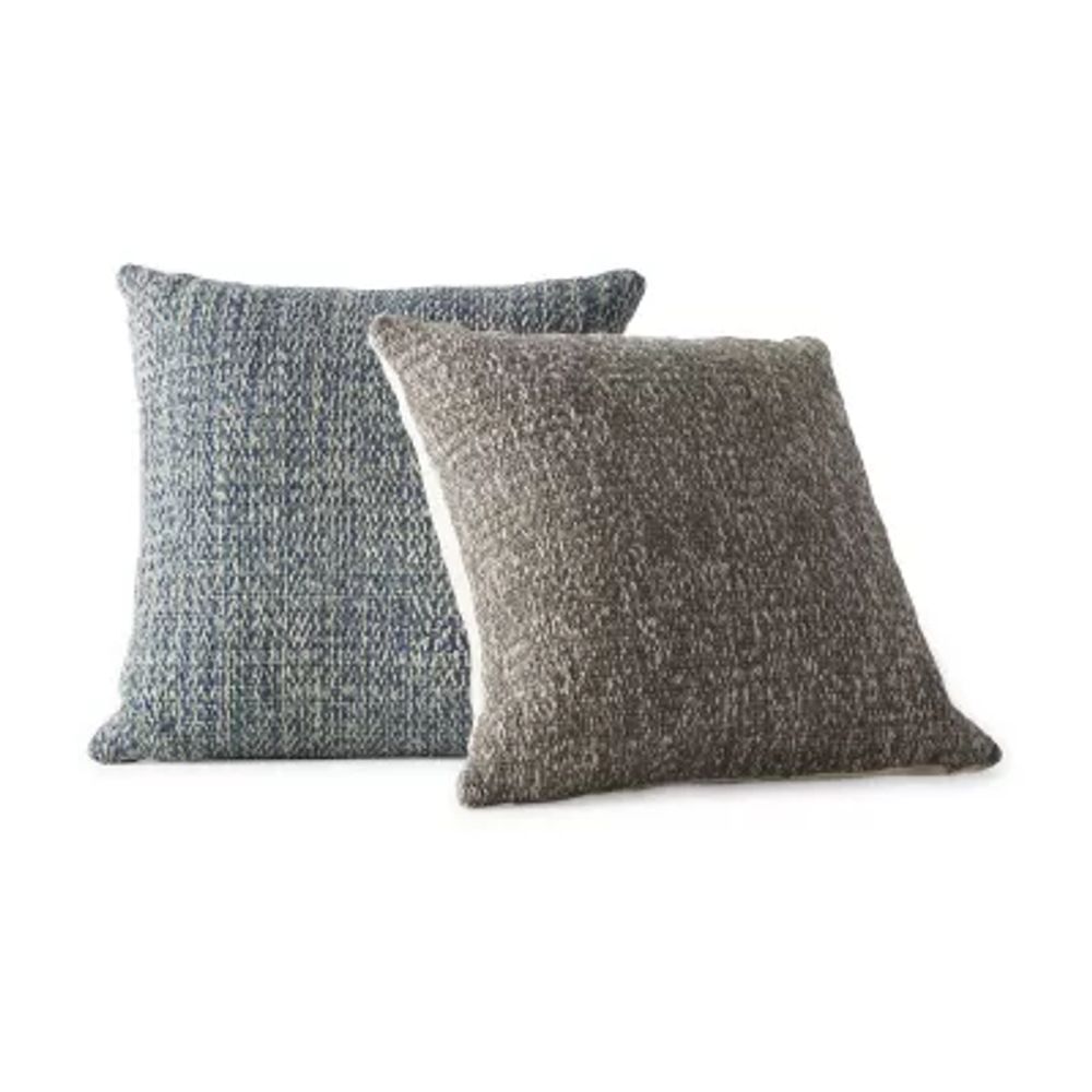 Linden Street Solid Space Dye Square Throw Pillows