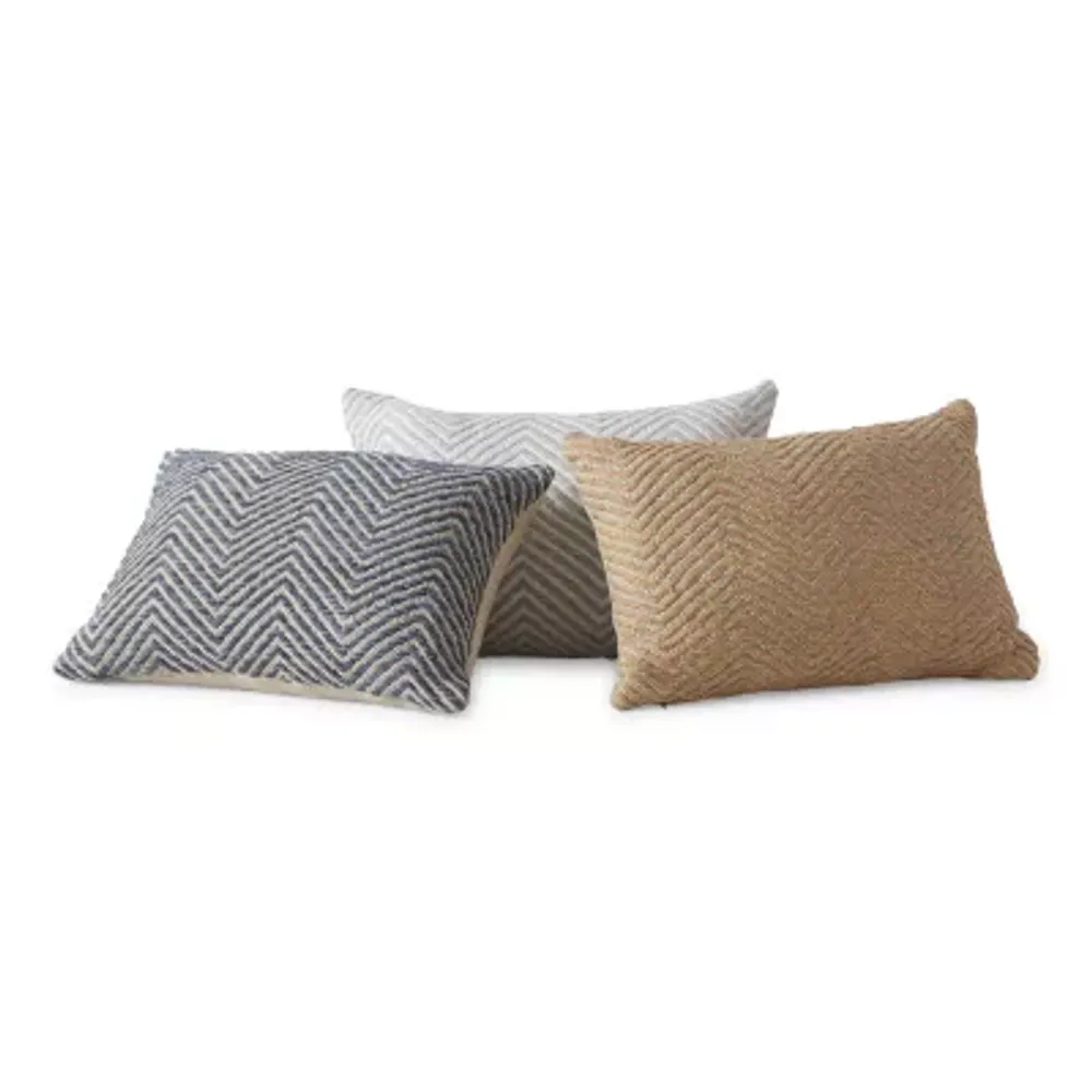 Linden Street Chevron Space Dye Lumbar Pillows