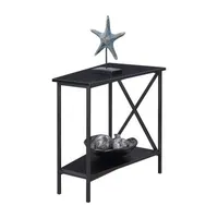 Wedge Living Room Collection Storage End Table