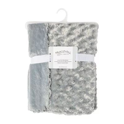 3 Stories Trading Company Curly Plush Baby Blanket