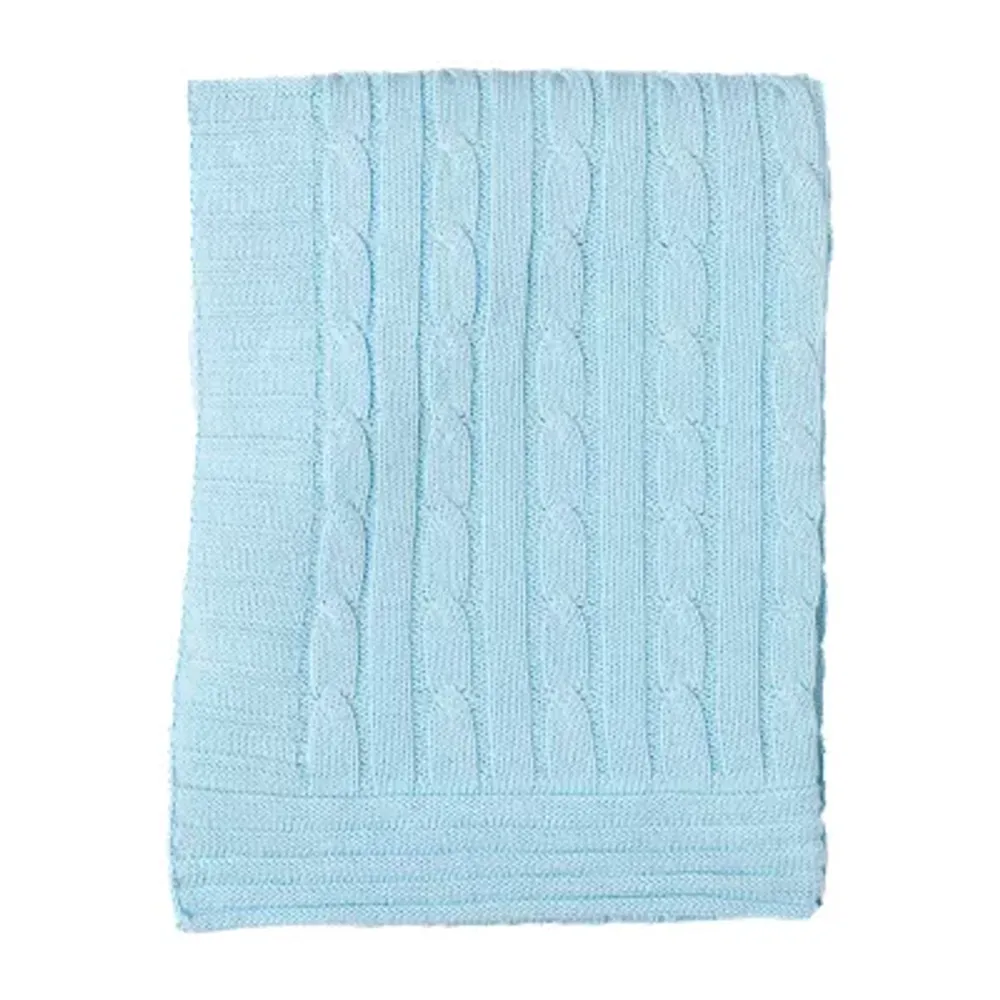 3 Stories Trading Company Cable Knit Baby Blanket