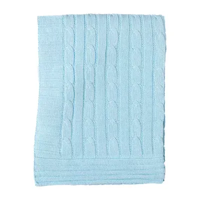 3 Stories Trading Company Cable Knit Baby Blanket