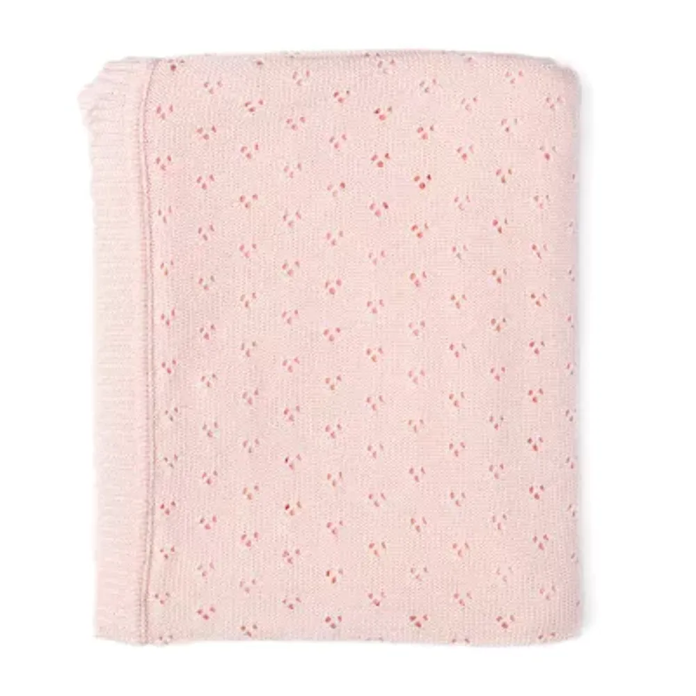 3 Stories Trading Company Pointelle Baby Blanket