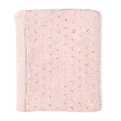 3 Stories Trading Company Pointelle Baby Blanket