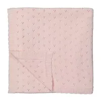 3 Stories Trading Company Pointelle Baby Blanket