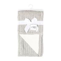 3 Stories Trading Company Cable Knit Sherpa Baby Blanket