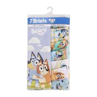 Bluey Toddler Boys 7 Pack Briefs