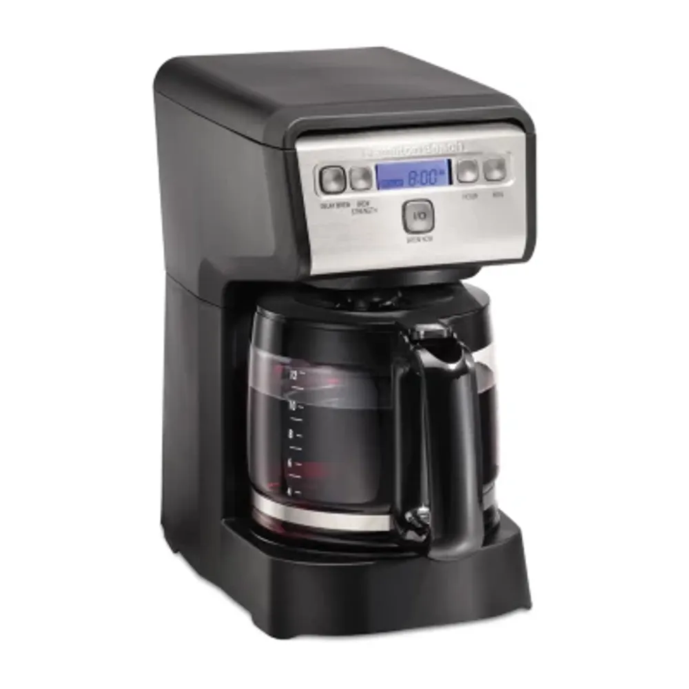 12-Cup* Programmable Coffeemaker With Vortex Technology, Black