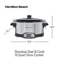 Hamilton Beach Stay Or Go Sear & Cook Slow Cooker
