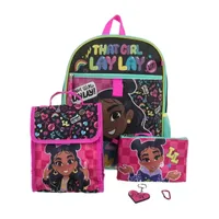 Bioworld Licensed 5 Piece That Girl Lay Lay Backpack Set with Lunch Bag