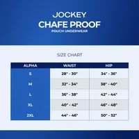 Jockey Chafe Proof Pouch Cotton Mens 3 Pack Boxer Briefs