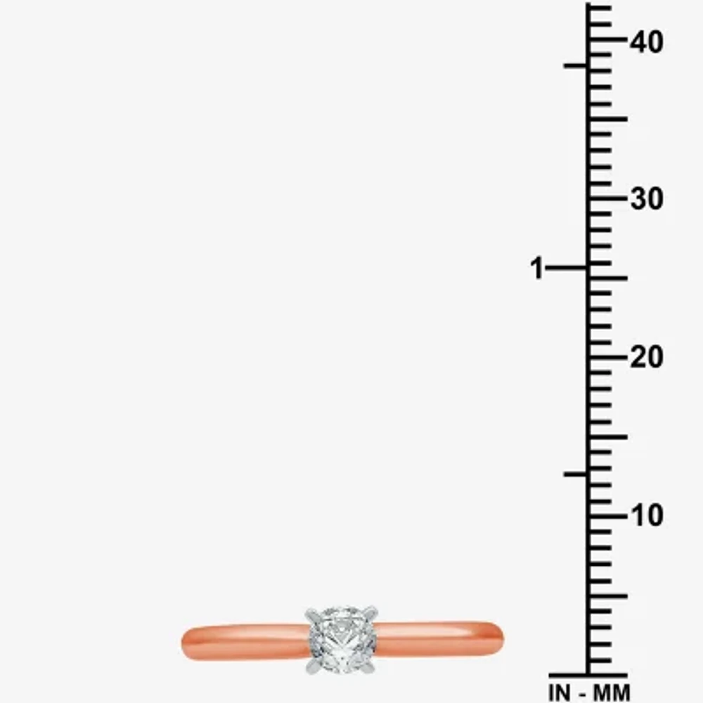 Classic Collection 1/ CT. Natural Diamond Round Solitaire Engagement Ring 10K Gold