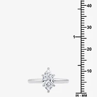 1 CT. Lab-Grown (G / SI1-SI2) Diamond Marquise-cut Solitaire Engagement Ring 10K Gold