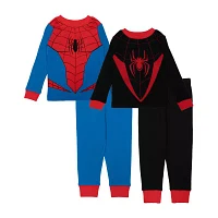 Disney Collection Toddler Boys 4-pc. Spiderman Pajama Set