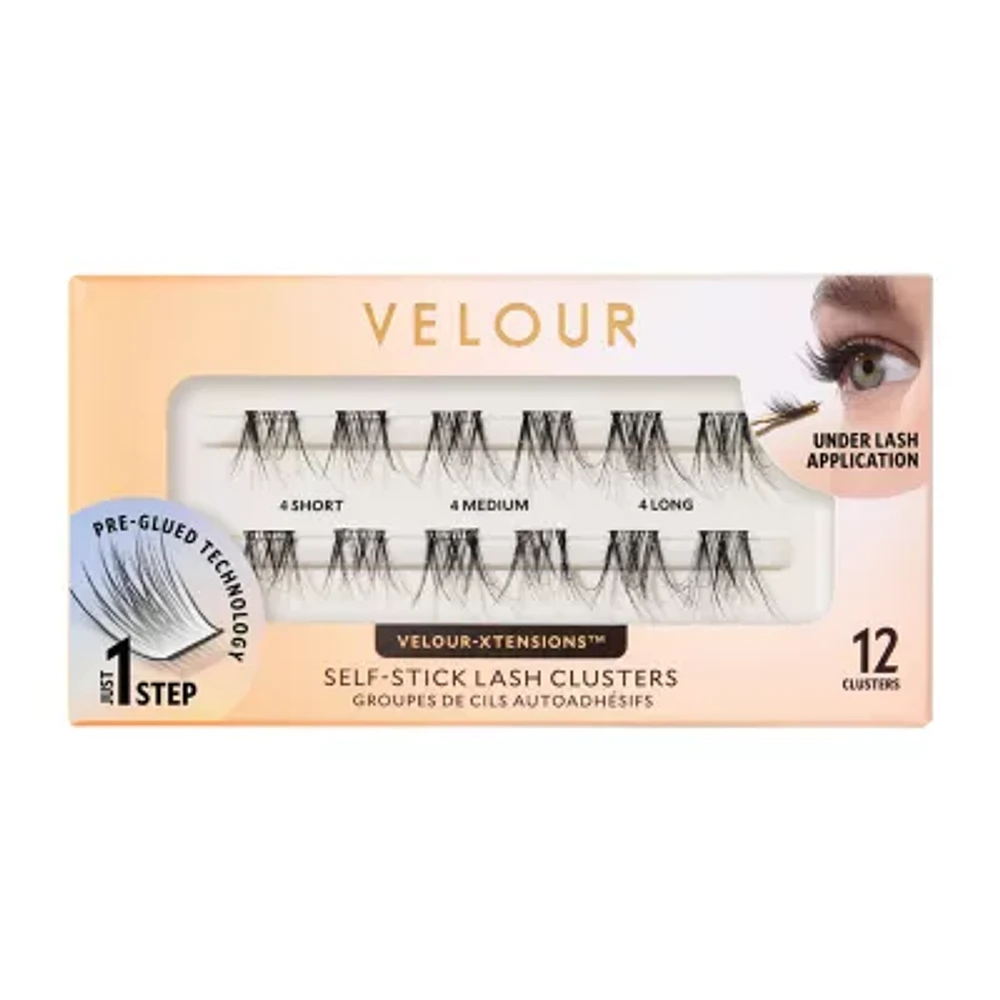 Velour Lashes Velour-Xtensions Self-Stick Clusters: Soft & Wispy