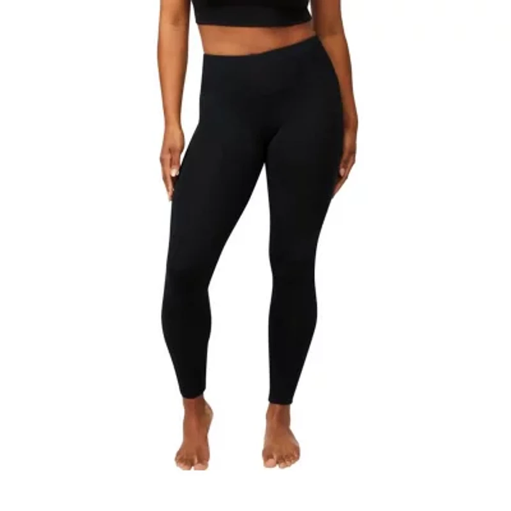 Hanes Ecosmart Shaping Womens High Rise Full Length Leggings