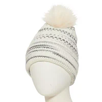 a.n.a Space Streak Womens Pom Beanie