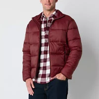 St. John's Bay Mens Water Resistant Midweight Puffer Jacket