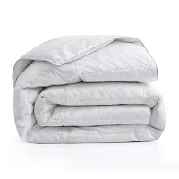 Peacenest Deluxe All Season 500 Thread Count White Goose Down And Feather Fiber Comforter