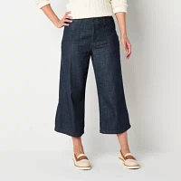 Liz Claiborne Mid Rise Cropped Pants