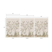 Tempaper Garden Pomegranate Mural Wallpaper