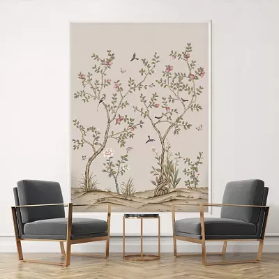 Tempaper Garden Pomegranate Mural Wallpaper