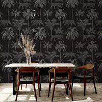 Tempaper Palm Leopards Mural Wallpaper