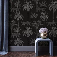 Tempaper Palm Leopards Mural Wallpaper