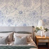 Tempaper Floral Blooms Mural Wallpaper