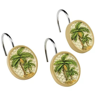 Avanti Colony Palm Shower Curtain Hooks