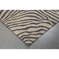 Liora Manne Ravella Zebra Hand Tufted Indoor Outdoor Rectangular Runner