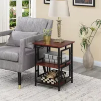 Metal Living Room Collection Storage End Table