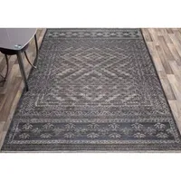 Amer Rugs Winterrose Geometric Hand Knotted Indoor Rectangular Accent Rug
