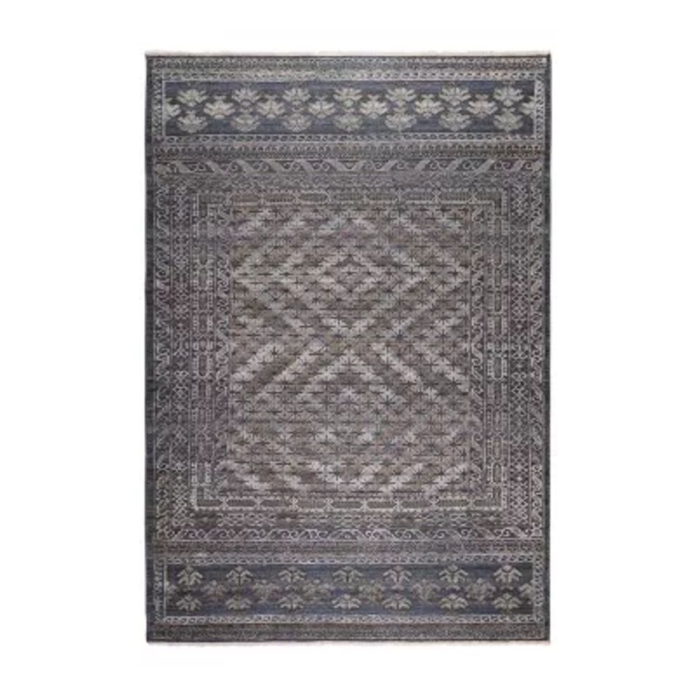 Amer Rugs Winterrose Hand Knotted Rectangular & Floor Coverings Indoor Geometric Accent