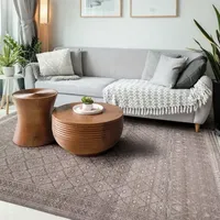 Amer Rugs Winterrose Geometric Hand Knotted Indoor Rectangular Accent Rug