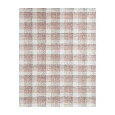 Amer Rugs Travelia Kae Plaid Hand Tufted Indoor Rectangular Accent Rug