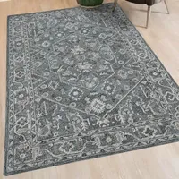 Amer Rugs Vermusia Medallion Hand Tufted Indoor Rectangular Accent Rug