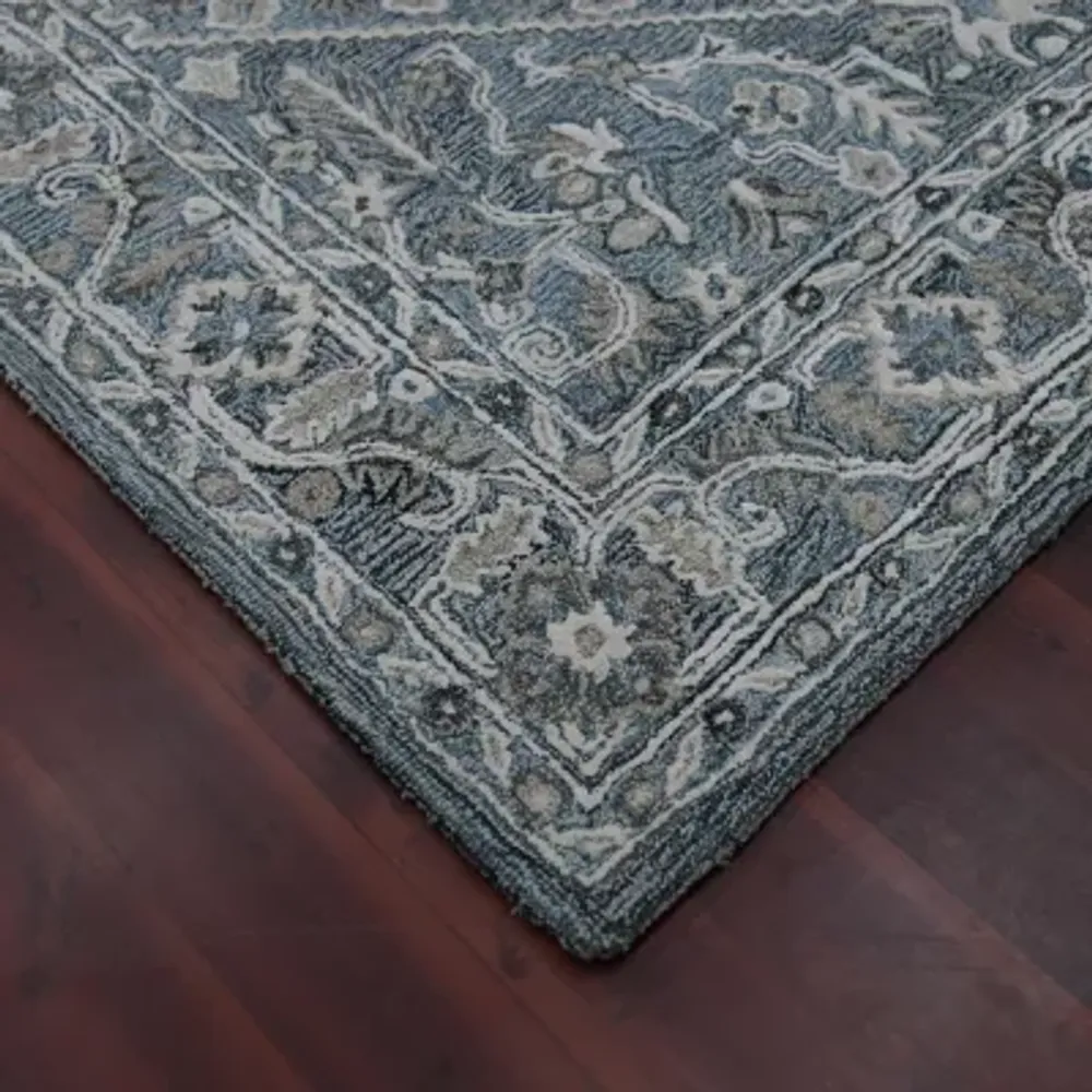 Amer Rugs Vermusia Hand Tufted Rectangular & Floor Coverings Indoor Medallion Accent