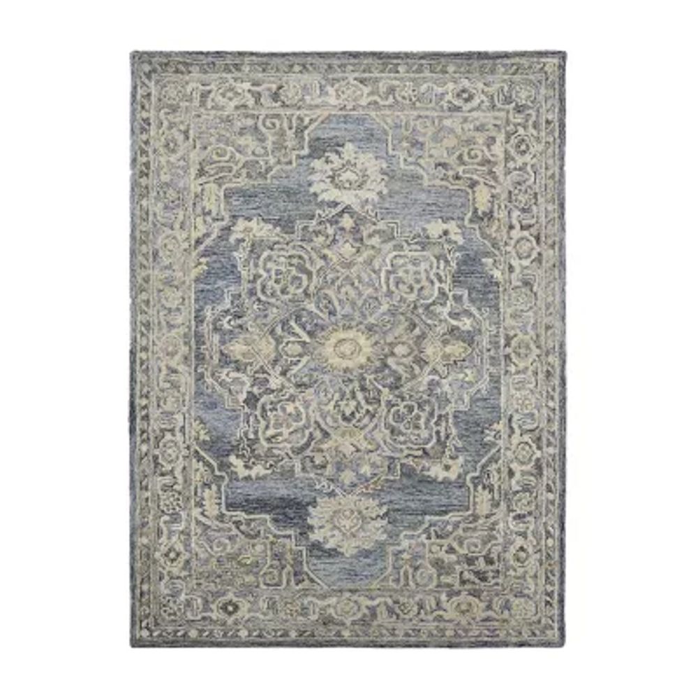 Amer Rugs Vermusia Hand Tufted Rectangular & Floor Coverings Indoor Medallion Accent