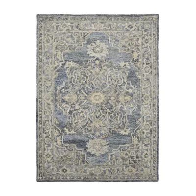 Amer Rugs Vermusia Hand Tufted Rectangular & Floor Coverings Indoor Medallion Accent