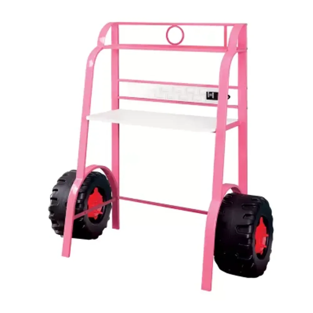 Kids Pink Metal Desk