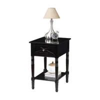 Country Oxford 1-Drawer End Table