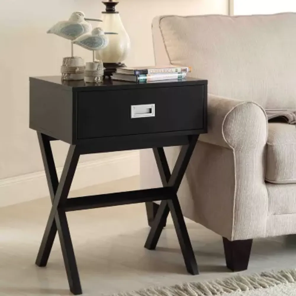 Designs2go Living Room Collection 1-Drawer Storage End Table