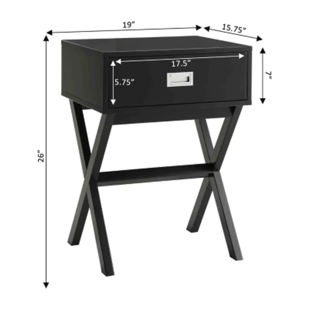 Designs2go Living Room Collection 1-Drawer Storage End Table